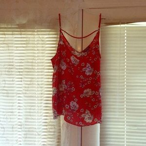 Floral Spaghetti top tank